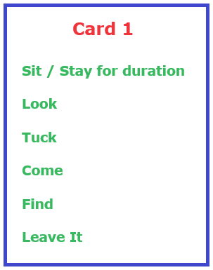 Practise Cards
